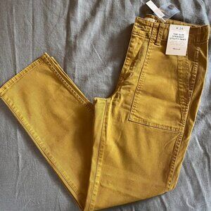 Madewell Slim Straight Utility Pant - Khaki - Size 26 - NWT